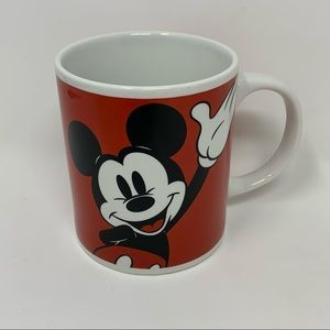 Disney Jerry Leigh Red Waving Mickey Mouse Coffee Tea Collectible Mug